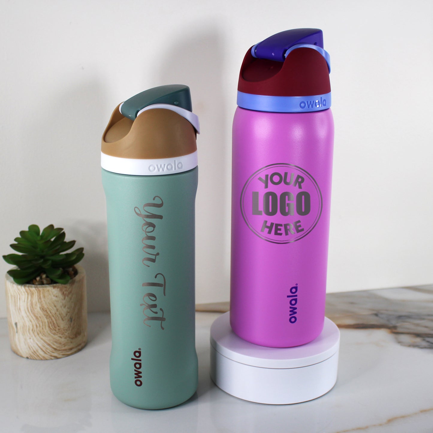 Owala Custom Engraved 24oz FreeSip Water Bottle
