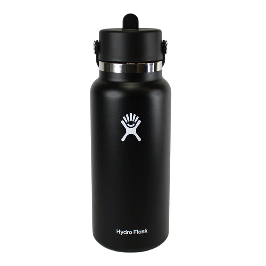 32oz Hydro Flask Wide Mouth Bottle w/ Flex Straw Cap