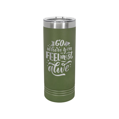 Polar Camel Custom Engraved 22oz Skinny Tumbler