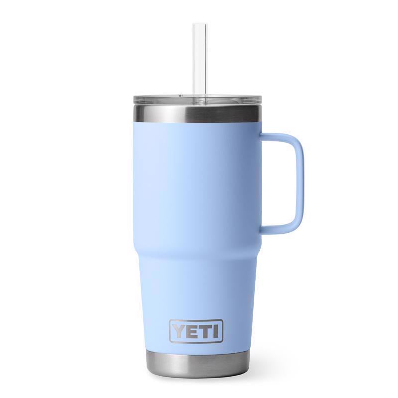 25oz Custom Engraved YETI Rambler Travel Straw Mug