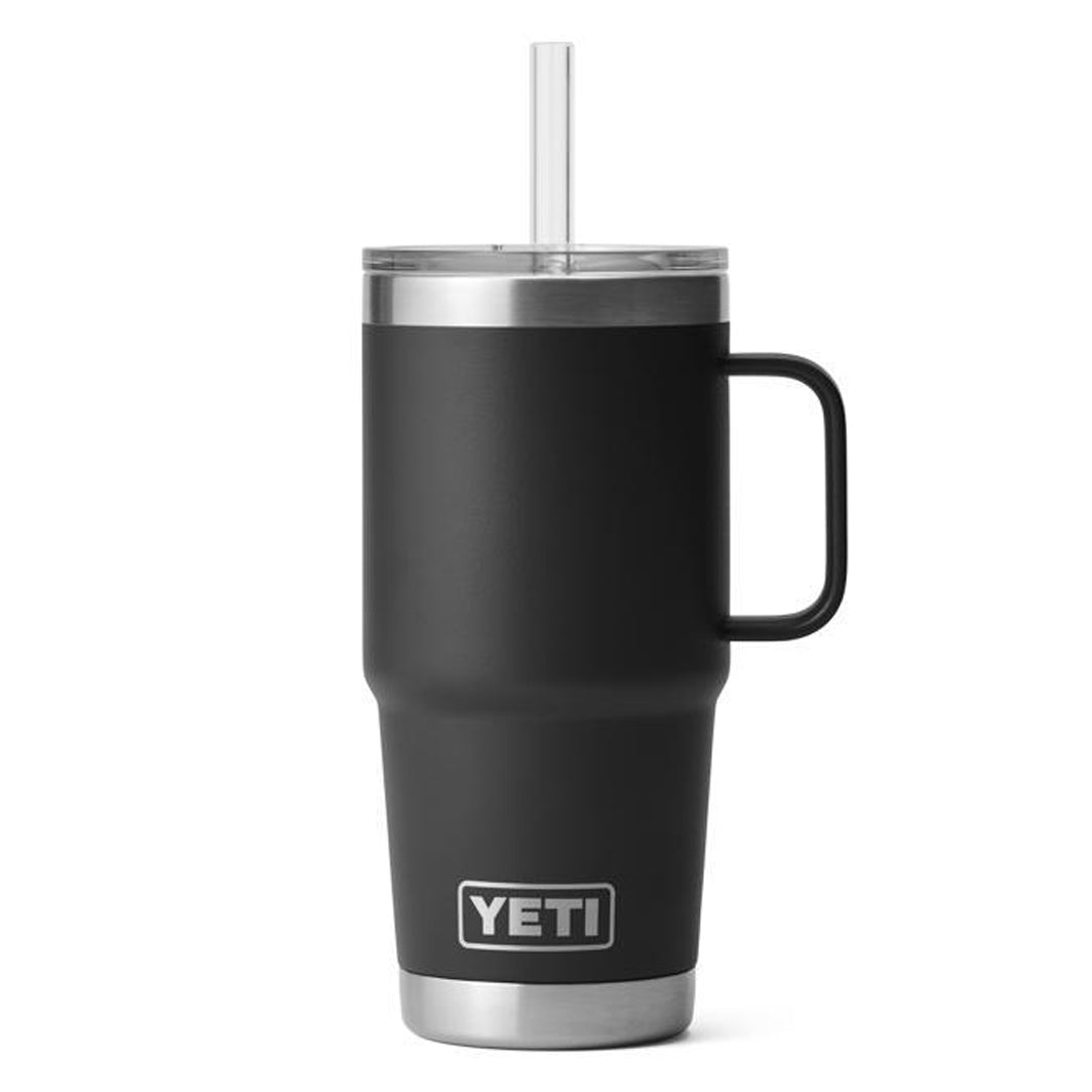 25oz Custom Engraved YETI Rambler Travel Straw Mug