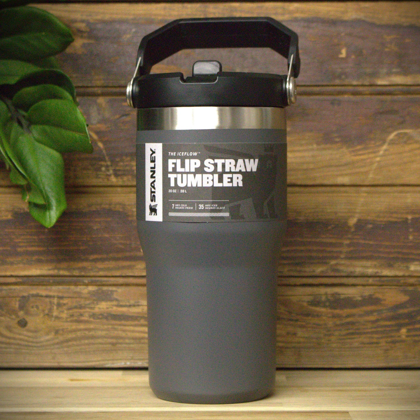 Stanley Custom Engraved 20oz IceFlow Flip Straw Tumbler